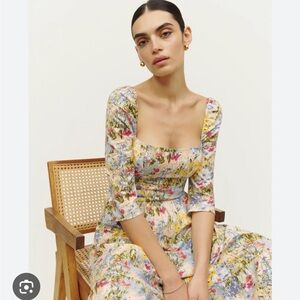 The Reformation Cypress dress, size 6, worn for a couple of hours once.